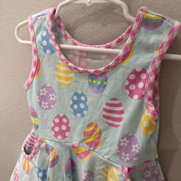 Eleanor Rose Easter Egg Peplum Tank Top - Picture 2 of 10